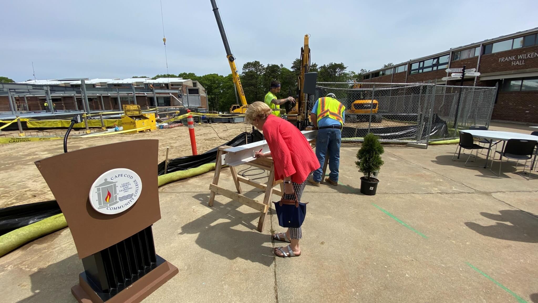 Cape Cod Community College Topping Off Ceremony Payette