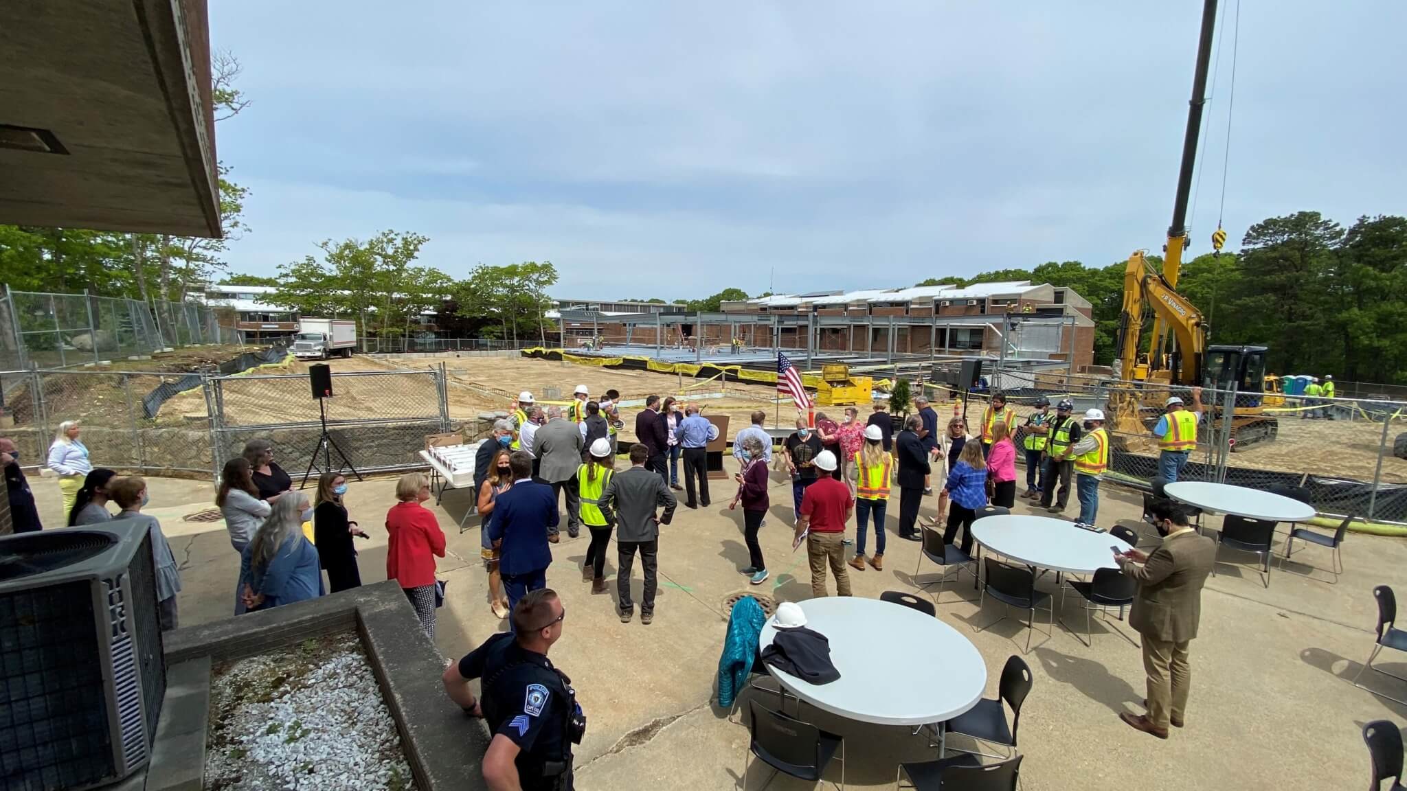 Cape Cod Community College Topping Off Ceremony Payette